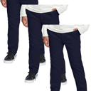 Navy & Navy & Navy 7 3 Pack Boy's Stretch Slim Fit School Uniform Chino Pants